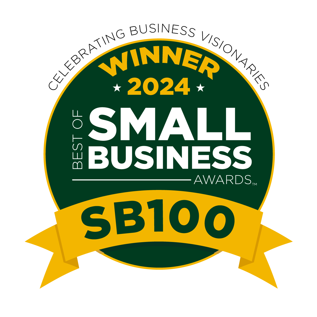 SB100 Award 2024 winner medallion